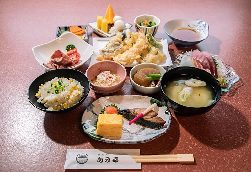 Traditional Japanese meal