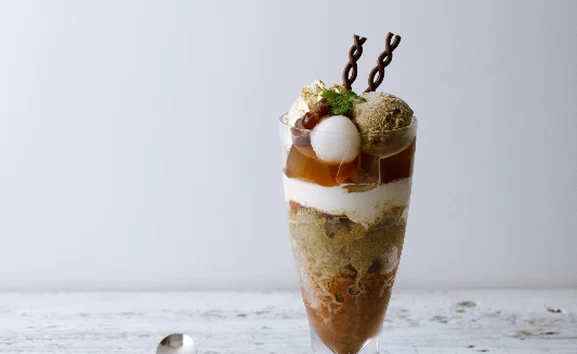 Japanese tea parfait