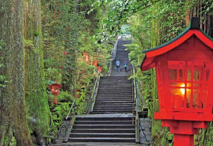 Stone stairs path
